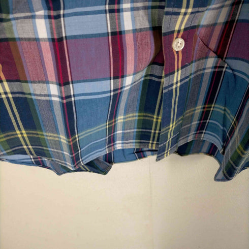 エルエルビーン L.L.Bean 70s-80s復刻 チェック柄半袖シャツ メンズ JPN:L