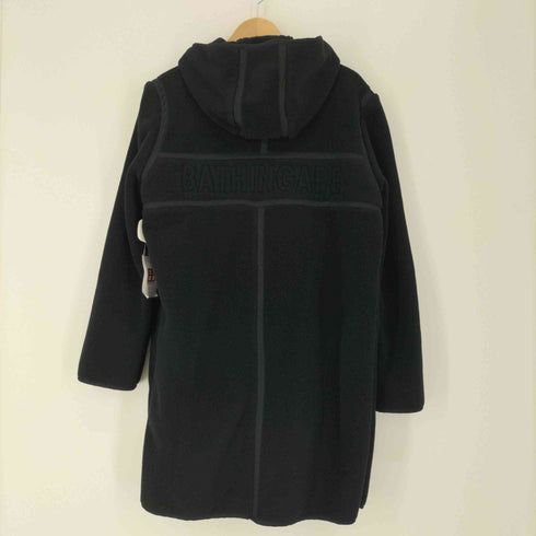 アベイシングエイプ A BATHING APE 00S POLARTEC 胡桃ボタン フーデッド フリース コート メンズ JPN:M