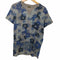 ジプシーアンドサンズ GYPSY&SONS 前V 花柄パイル地クルーネックTシャツ メンズ JPN:M