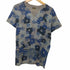 ジプシーアンドサンズ GYPSY&SONS 前V 花柄パイル地クルーネックTシャツ メンズ JPN:M