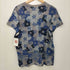ジプシーアンドサンズ GYPSY&SONS 前V 花柄パイル地クルーネックTシャツ メンズ JPN:M