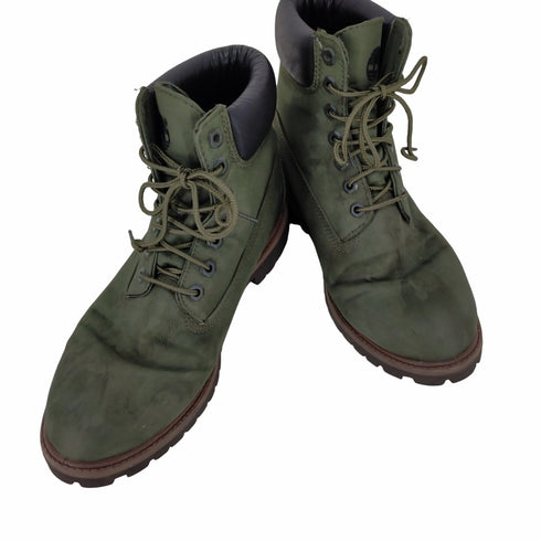ティンバーランド Timberland FABRIC BOOT GREEN CAMO JACQUARD メンズ 28