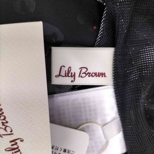 リリーブラウン Lily Brown レイヤードラメトップス レディース FREE