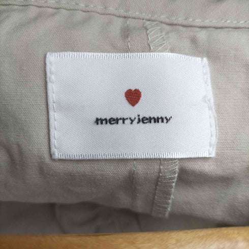メリージェニー merry jenny フリルデザインクロップドトップス レディース FREE