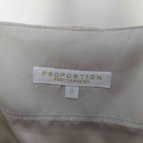 プロポーションバイボディードレッシング PROPORTION BODY DRESSING コードレースマーメイドジャンパースカート レディース JPN:3