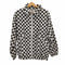MADE IN USA ブロックチェックジップブルゾン メンズ import:M
