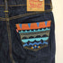 リーバイス Levis 508 ネイティブ柄 レギュラー テーパード フィット インディゴ デニムパンツ メンズ W32 L32