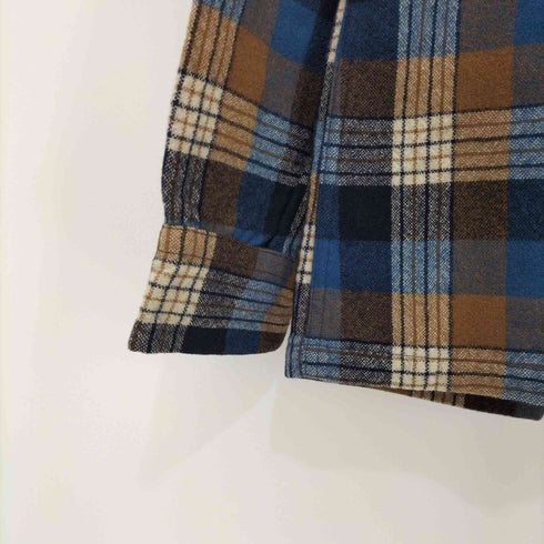 ペンドルトン PENDLETON 70s USA製 ボックスシルエット オープンカラーシャツ フラップポケット マドラスチェック ミントコンディション メンズ import:M