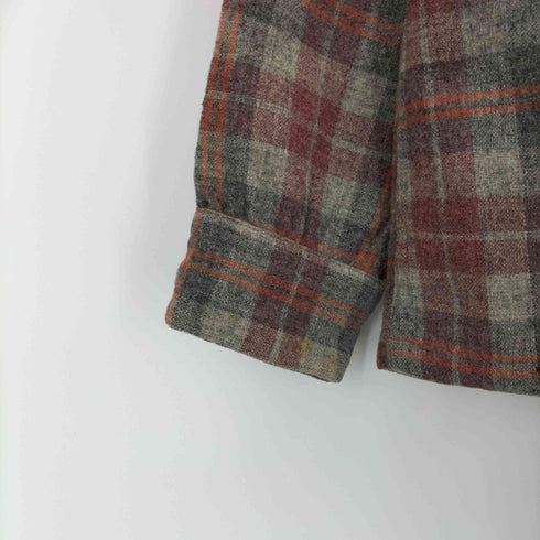 ペンドルトン PENDLETON 70s USA製 ボックスシルエット オープンカラーシャツ フラップポケット タータンチェック メンズ import:M