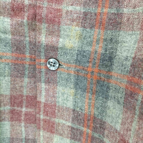 ペンドルトン PENDLETON 70s USA製 ボックスシルエット オープンカラーシャツ フラップポケット タータンチェック メンズ import:M