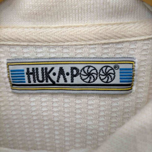 HUK A P 90S ワッフル地 ポロにシャツ L/S メンズ JPN:M
