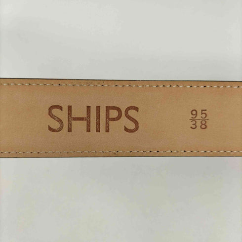 シップス SHIPS ANNONAY社製 カーフベルト レザー メンズ 95/38