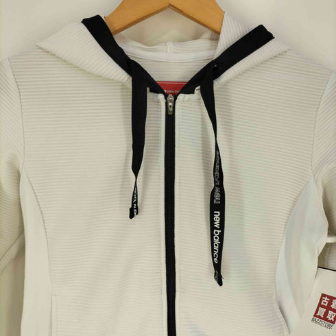 ニューバランス NEW BALANCE golf ピケドビーボーダー スウェット フルジップ フーディー ジップアップパーカー レディース JPN:0