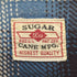シュガーケーン SUGAR CANE ツイルチェックワークシャツ ネルシャツ 猫目ボタン メンズ JPN:M