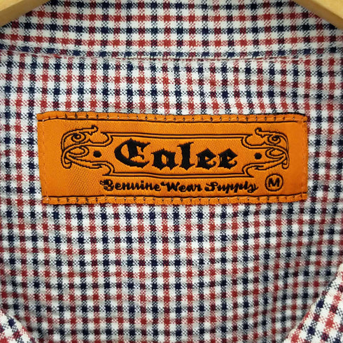 キャリー CALEE ワンポイント刺繍半袖シャツ メンズ M