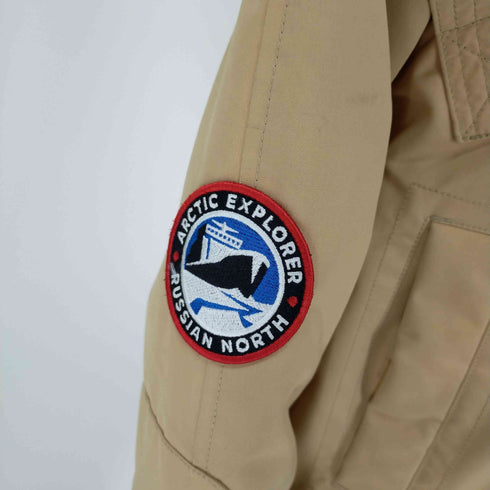 ARCTIC EXPLORER アークティックエクスプローラー フーデットダウンジャケット ロシアンラクーン CHILL メンズ JPN:M