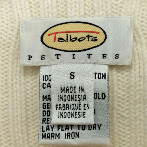 タルボット TALBOTS モックネック コットンニット レディース import:S