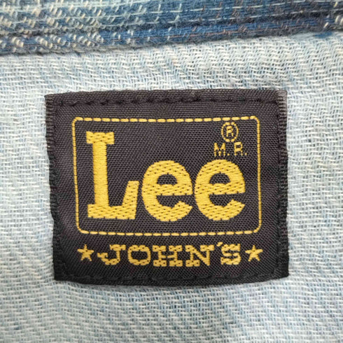 リー Lee スタッズボタン オンブレチェック コットンウエスタンシャツ メンズ import:S