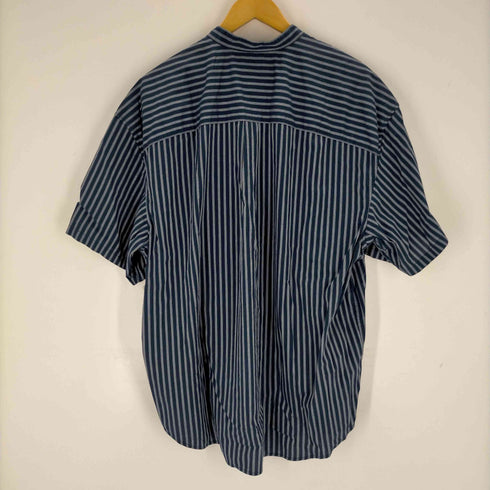 ギャップ Gap the big shirt バンドカラーストライプシャツ メンズ JPN:L