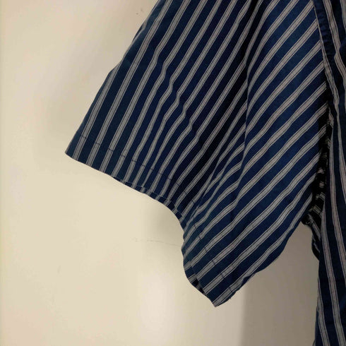 ギャップ Gap the big shirt バンドカラーストライプシャツ メンズ JPN:L