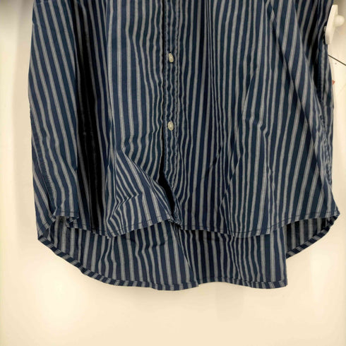ギャップ Gap the big shirt バンドカラーストライプシャツ メンズ JPN:L