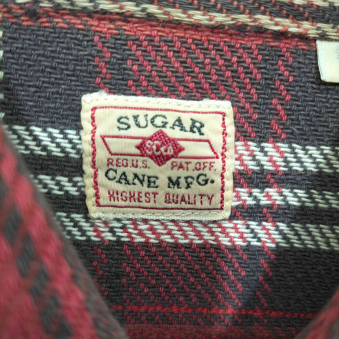 シュガーケーン SUGAR CANE チェック柄 ネルシャツ メンズ S