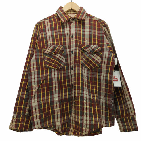 フロストプルーフ FROSTPROOF 70s USA製 チェック柄ネル社シャツ メンズ import:M