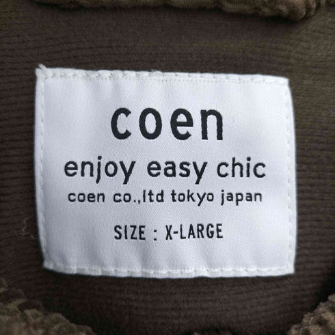 コーエン coen コーデュロイセットアップ メンズ JPN:XL