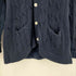 ポロバイラルフローレン Polo by RALPH LAUREN ケーブル編みショールカラーコットンカーディガン メンズ import:M