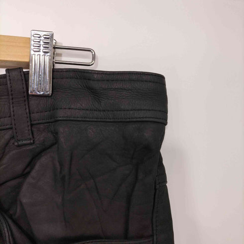 DMP HOMME バイカー レザーパンツ メンズ 46H