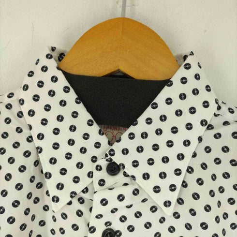 サバティーノ SABATINO レコード柄 L/S シャツ メンズ
