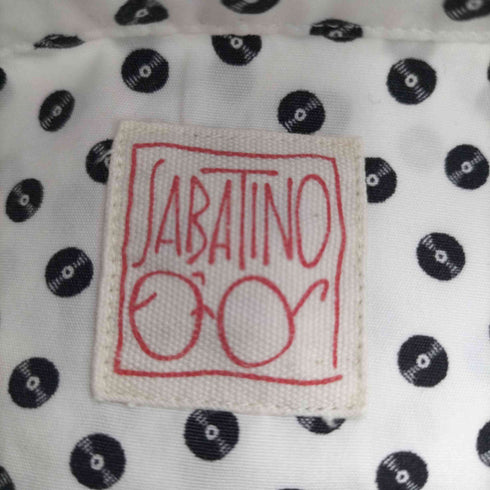 サバティーノ SABATINO レコード柄 L/S シャツ メンズ