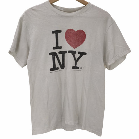 フルーツオブザルーム FRUIT OF THE LOOM 90S USA製 I LOVE NY プリントTシャツ メンズ