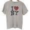 フルーツオブザルーム FRUIT OF THE LOOM 90S USA製 I LOVE NY プリントTシャツ メンズ