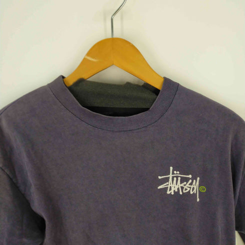 ステューシー Stussy 90s USA製 シングルステッチ ロゴプリント半袖Tシャツ メンズ JPN:M