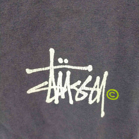 ステューシー Stussy 90s USA製 シングルステッチ ロゴプリント半袖Tシャツ メンズ JPN:M