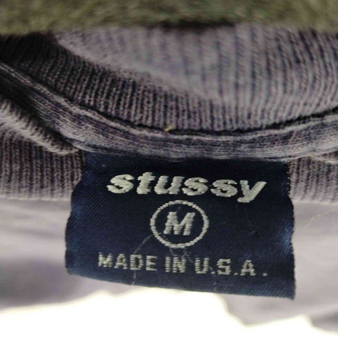 ステューシー Stussy 90s USA製 シングルステッチ ロゴプリント半袖Tシャツ メンズ JPN:M