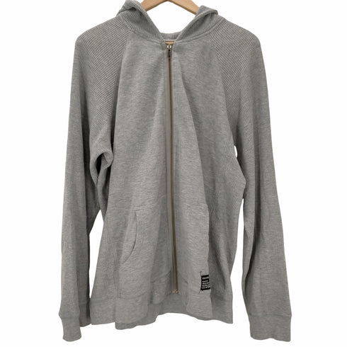 ステューシー Stussy 00S OLD STUSSY サーマル ジップアップパーカー メンズ import:L