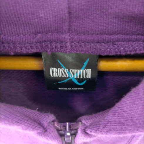 クロスステッチ CROSS STITCH ジップアップパーカー メンズ S