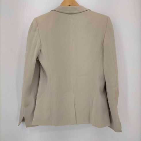 マックスマーラ MAX MARA 白タグ ポリブレンドトリアセテートテーラードジャケット レディース EUR:40