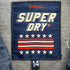極度乾燥しなさい Superdry ワッペン デニムトラッカージャケット レディース UK:14