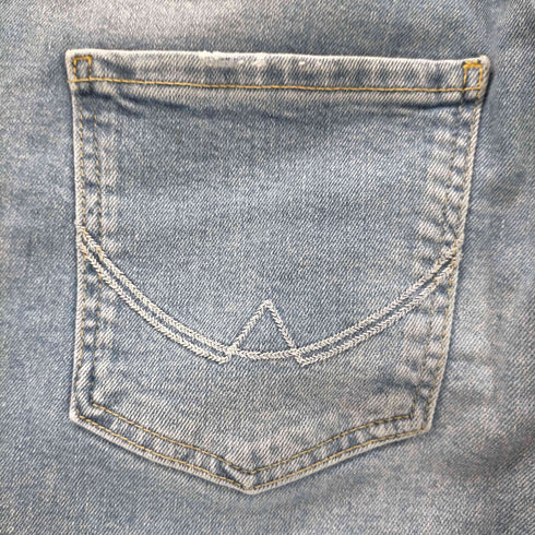 SIPER DRY ワッペン カットオフ デニムパンツ レディース US:28-29