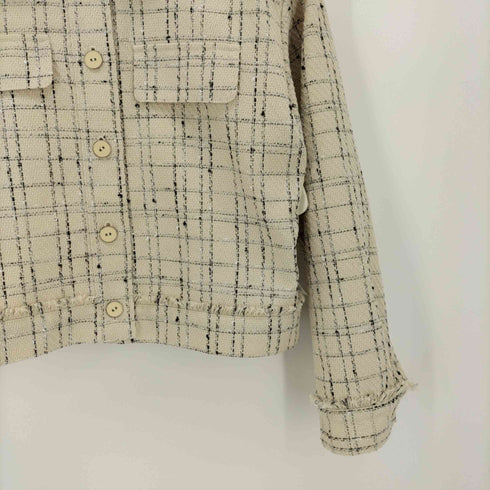 ジルスチュアート JILLSTUART ツイード ウィンドペン ジャケット ブルゾン レディース JPN:S