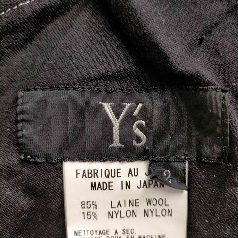 ワイズ Ys 09AW ウール 起毛 ステッチデザイン サルエルパンツ メンズ JPN:2