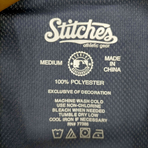 stitches チームロゴ刺繍S/S Tシャツ メンズ