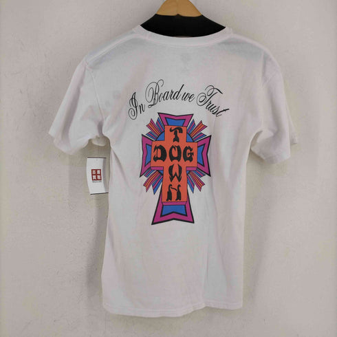 ドッグタウン DOG TOWN USA製 両面ロゴプリント クルーネックTシャツ メンズ JPN:S