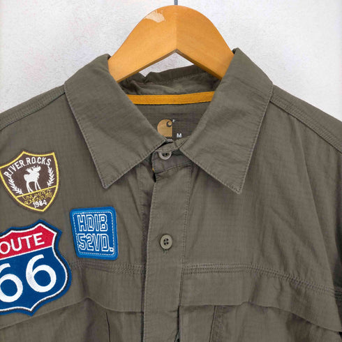 カーハート Carhartt RELAXED FIT リップストップワッペンシャツ メンズ JPN:M