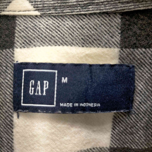 ギャップ Gap エルボーパッチチェックシャツ メンズ JPN:M