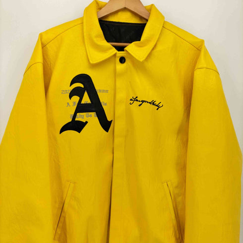 アフューグッドキッズ A FEW GOOD KIDS フェイクレザーレーシングジャケット メンズ import:XL