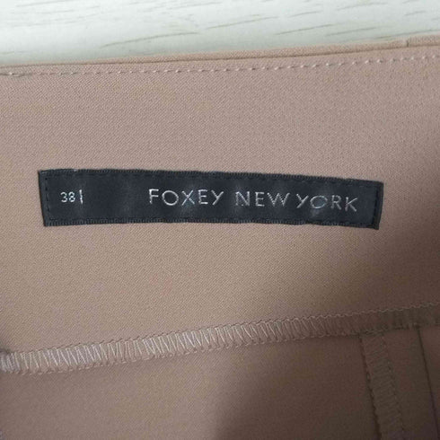 フォクシーニューヨーク FOXEY NEW YORK ストレッチ ポケット ボックススカート レディース 38
